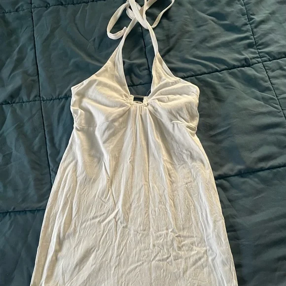 Dresses | Juniors White Halter Bra Top Dress Small | Poshmark Dresses | Juniors White Halter Bra Top Dress Small | Poshmark